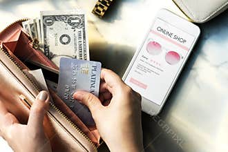 Shopping Online Commercial Consumer Spending Concept