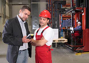 Workers in factory