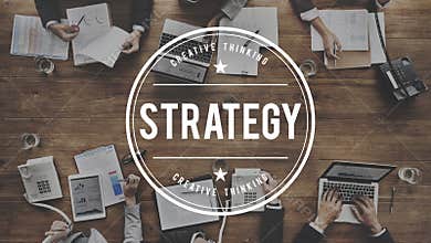 Strategy Solution Planning Business Success Target Concept