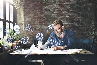 Creativity Design Process Graphics Concept