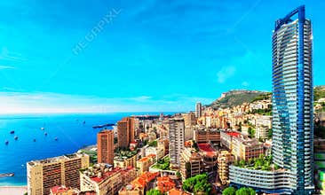 Tour Odeon, Monte Carlo and the sea