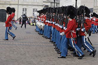 Danish queen life guards