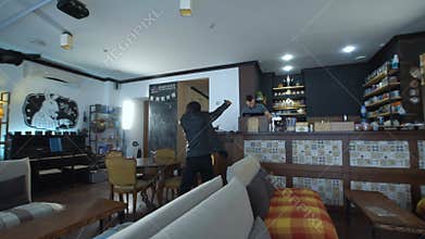 The people robbing the shop