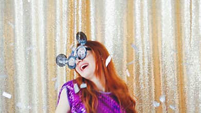 Celebration woman. Celebration woman.