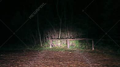 Driving on spooky dirtroad