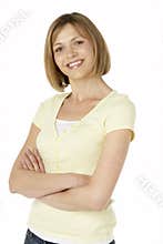 Middle Aged Woman Smiling