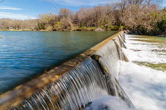 Waterfall on the San Gabriel River