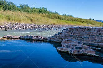 Hot Springs on the Rio Grande River