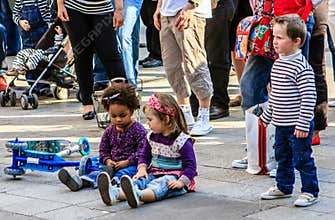 Street theater, Lyon, France.