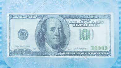 100 dollars frozen melt.