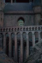 Hogwarts scale model detail