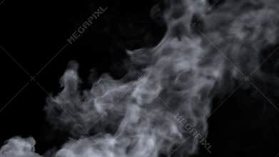 Turbulent smoke
