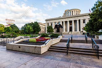 The Ohio Statehouse in Columbus, Ohio