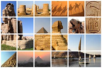 Fabulous Egypt collage