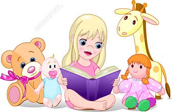 Reading girl
