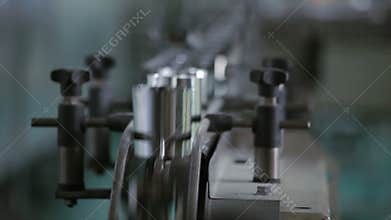Manufacturing production line. Canning factory manufacturing process
