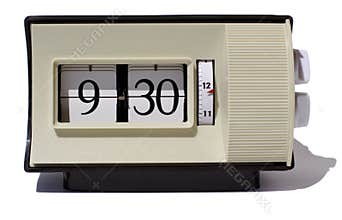 Flip clock numbers
