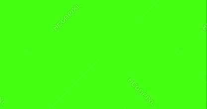 Ink watercolor paint splatter transition on chroma key green screen background