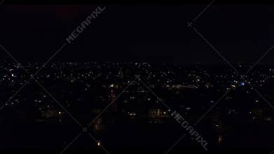 Cityscape of Los Angeles at night time