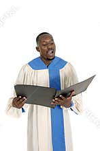 Choir Member Singing 1