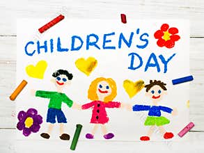 Children`s day card