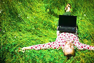 Young creative man resting