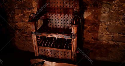 Medieval chair for torture