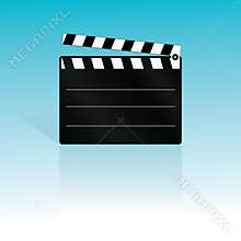 Vector clapboard