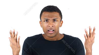 Arguing Angry Black Man Yelling