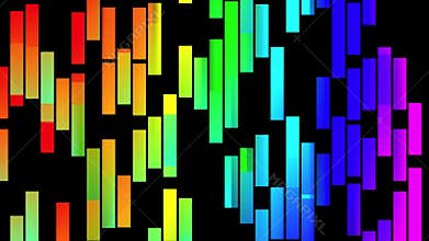 Abstract soft rainbow color moving block background new quality universal motion dynamic animated colorful joyful