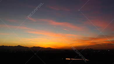 Phoenix Arizona skyline sunset