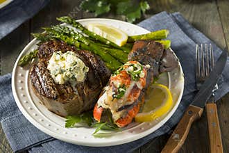 Homemade Steak and Lobster Surf n Turf
