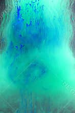 Blue green watery background