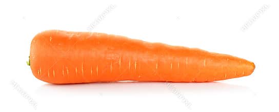 Carrot isolated on the white background