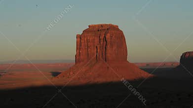Sunset over Monument Valley