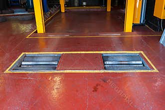 Car brake inspection