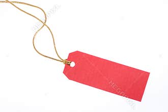 Red Gift Tag
