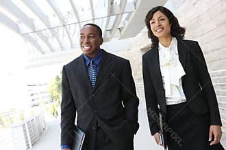 Attractive African American Business Team