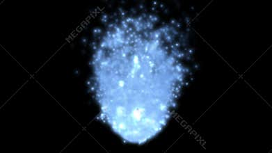 4k Abstract water bubbles splash firework background,underwater liquid particle.
