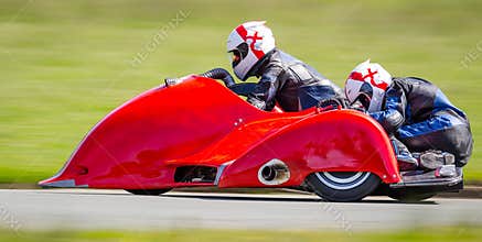 Racing sidecar motorsport