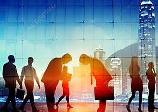 Japanese Culture Respect Business People Corporate Concept