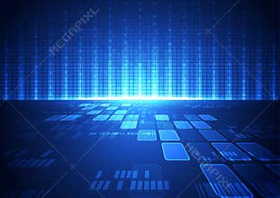 Abstract vector hi speed internet technology background illustration