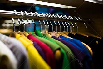 Fashion shirts in colors