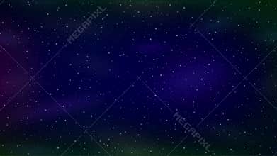 Empty Space, Blue and Lilac Seamless Loop