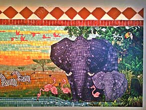 Marty and the Jungle Mural (selected portion)