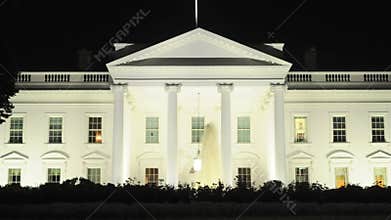 The White House at Night