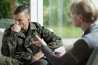 War veteran with problems