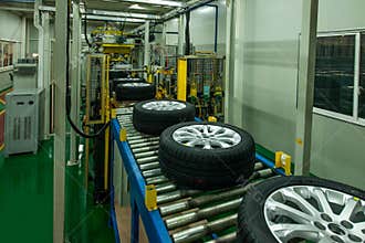 Chongqing Changan Minsheng Logistics Chongqing Branch automobile tire assembly line