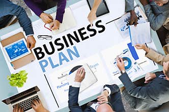 Business Plan Strategy Planning Information Statistics Concept