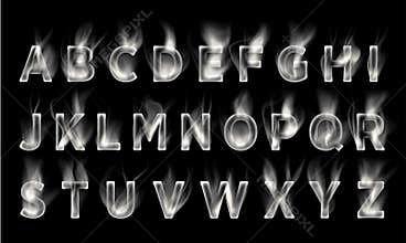 Smoke font collection.